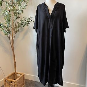 H&M drop sleeve v neck tunic dress